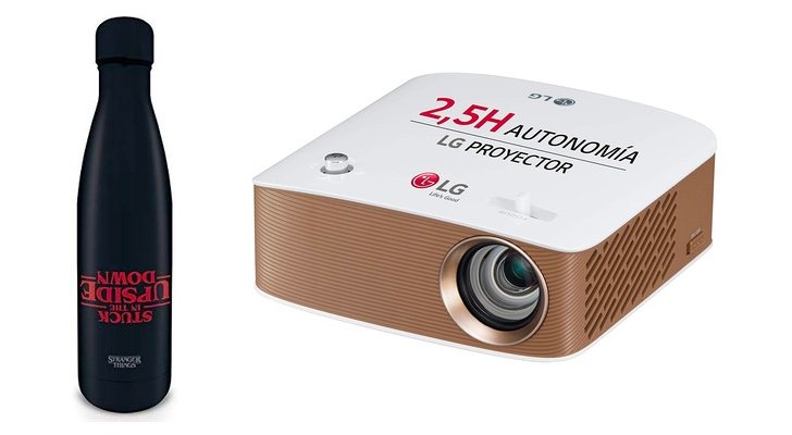 Botella &#39;Stranger Things&#39; y proyector