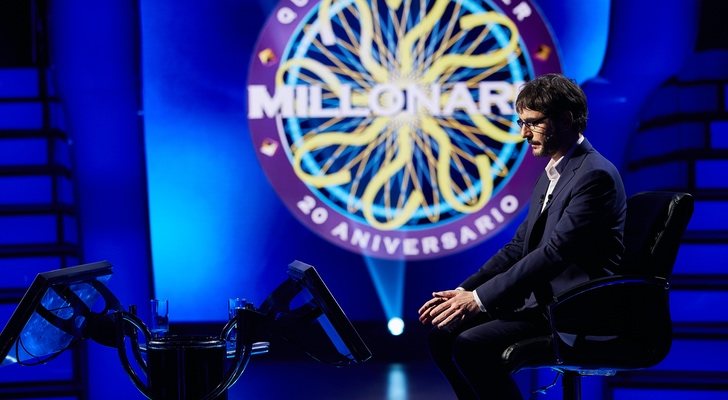Juanra Bonet en el plató de &#39;¿Quién quiere ser millonario?&#39;