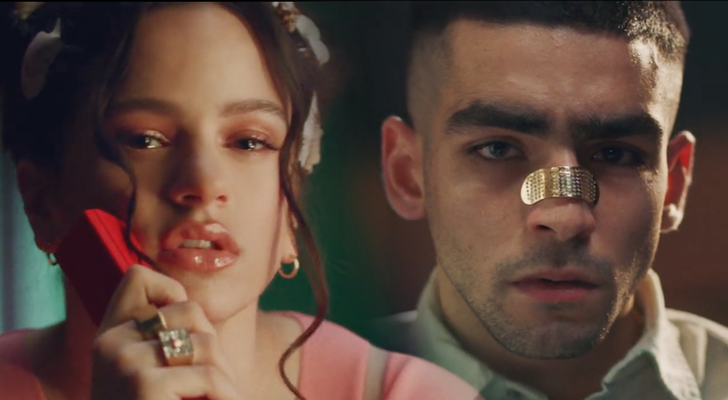 Rosalía y Omar Ayuso en el videoclip de "Juro Que"