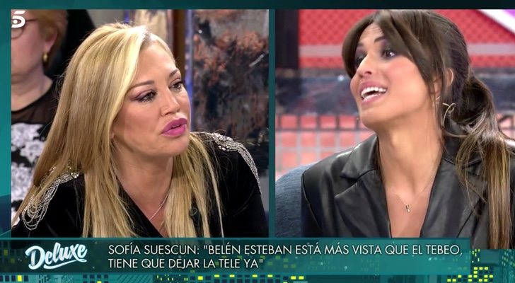 Belén Esteban y Sofía Suescun, cara a cara en 'Sábado Deluxe'