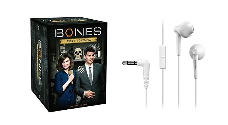 'Bones' y auriculares