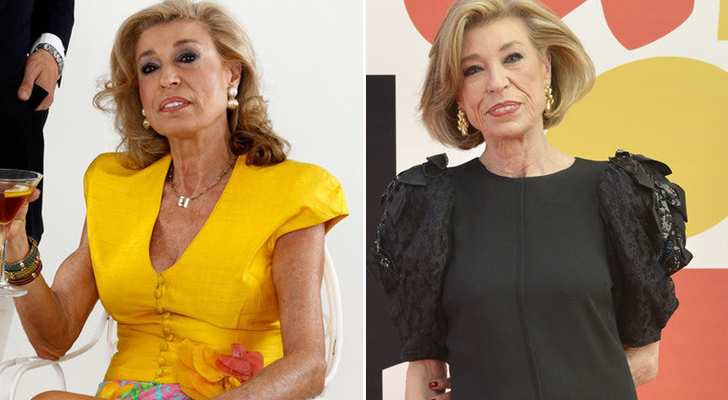 Toya en '¿Quién quiere casarse con mi hijo?' (izq.) y en un posado de la 'Sálvame Snow Week' (der.)