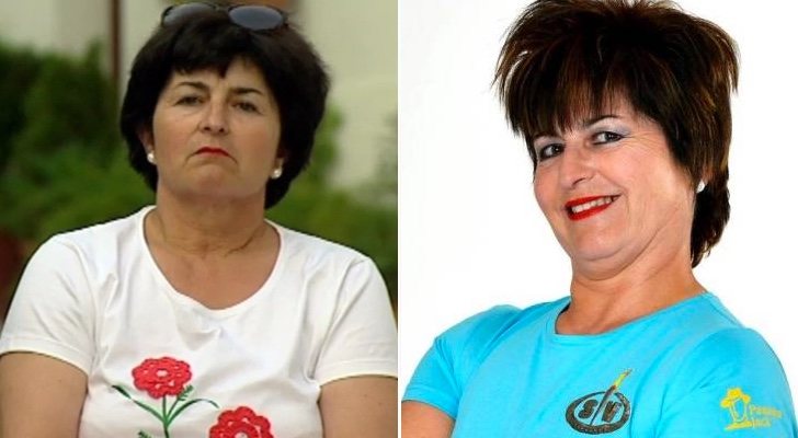 Mari Carmen en '¿Quién quiere casarse con mi hijo?' (izq.) y en 'Supervivientes' (der.)