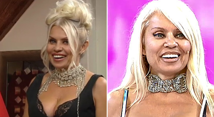 Svetlana en '¿Quién quiere casarse con mi hijo?' (izq.) y en 'Cámbiame VIP' (der.)