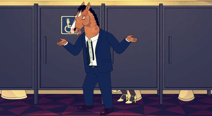 Imagen del quinto capítulo de la tercera temporada de 'BoJack Horseman'