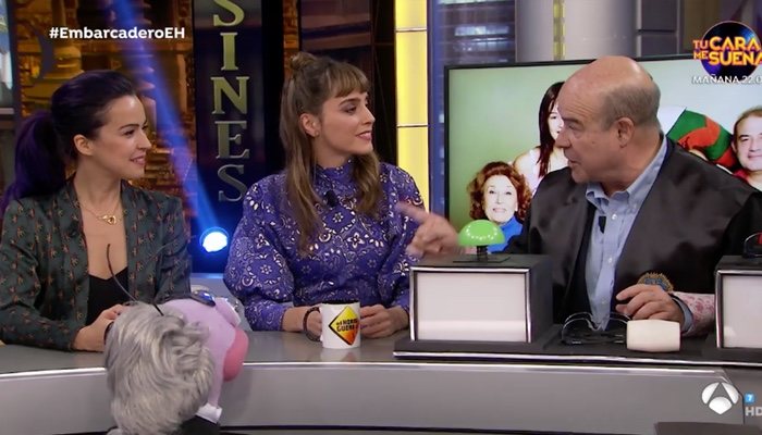 Antonio Resines y Verónica Sánchez, reunidos en &#39;El hormiguero&#39;