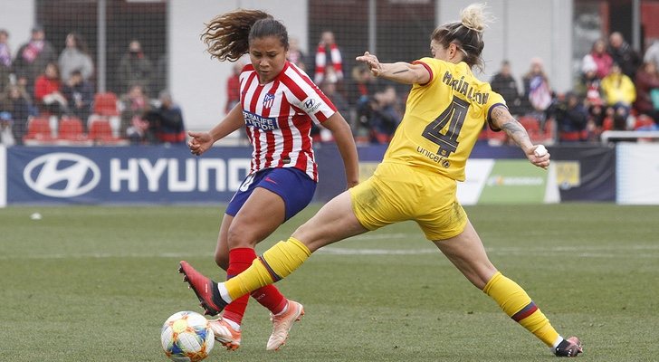 Encuentro entre el Atlético de Madrid y el F.C. Barcelona