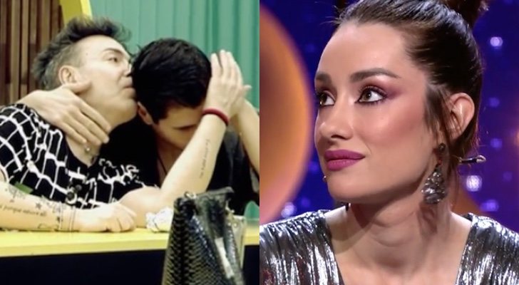 Adara reacciona al abrazo de Joao y Gianmarco en 'El tiempo del descuento'