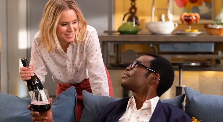 Eleanor y Chidi en &#39;The Good Place&#39;