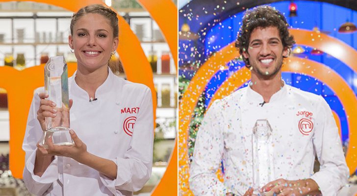 Marta y Jorge, ganadores de 'MasterChef'