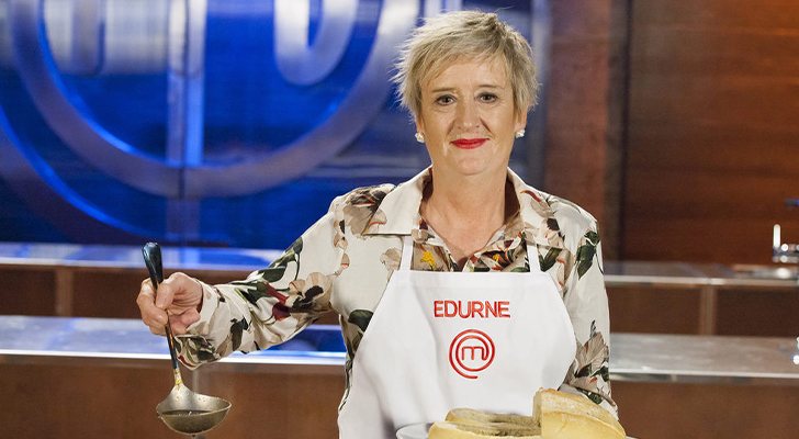 Edurne en una imagen promocional de 'MasterChef'