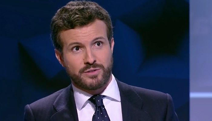 Pablo Casado, en 'Telediario 2'