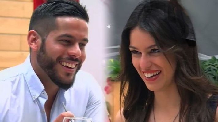 La primera cita de Dani y Xantal acabó en beso