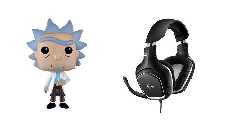 'Rick y Morty' y auriculares