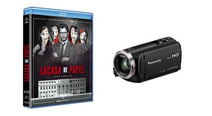 'La Casa de Papel' y cámara de vídeo