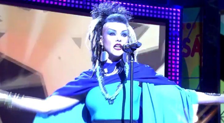 María Jesús Ruiz caracterizada como Alaska en 'Sálvame'