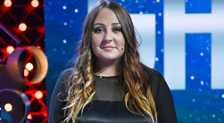 Rocío Flores, concursante de &#39;Supervivientes 2020&#39;, en el plató de &#39;GH VIP 7&#39;
