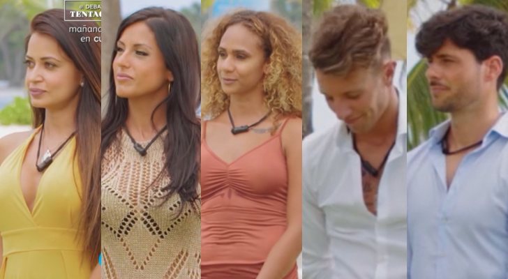 Andreína, Mimi, Geniris, Dayanel y Antonio, últimos eliminados en 'La isla de las tentaciones'