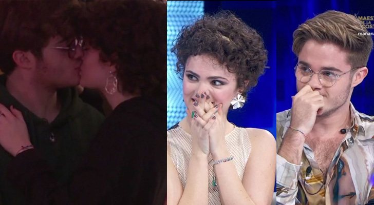Anne y Gèrard reaccionan a su beso en la academia de 'OT 2020'