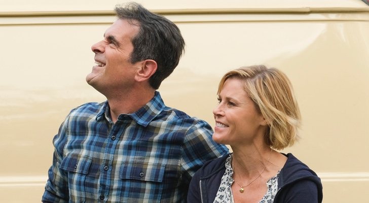 Ty Burrell y Julie Bowen en 'Modern Family'