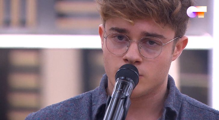 Gèrard, en el segundo pase de micros de la Gala 5 de 'OT 2020'