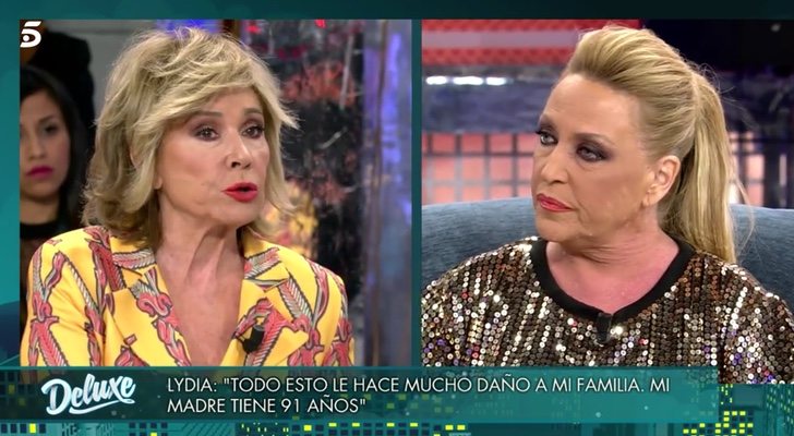 Mila Ximénez y Lydia Lozano, cara a cara en &#39;Sábado Deluxe&#39;
