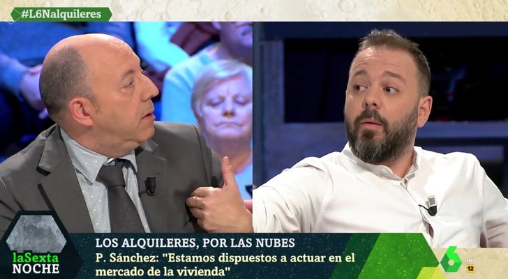 Antonio Maestre y Gonzalo Bernardo discuten en 'laSexta Noche'