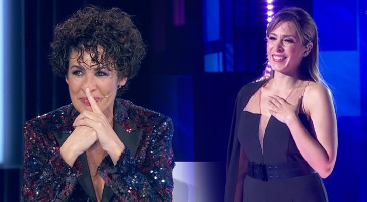 Nina y Gisela, durante su breve reencuentro en la Gala 5 de 'OT 2020'