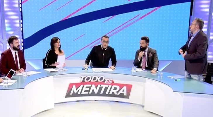 Girauta se levanta de la mesa de &#39;Todo es mentira&#39;