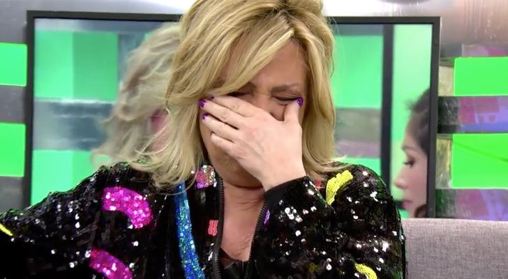 Lydia Lozano llora en 'Sálvame'