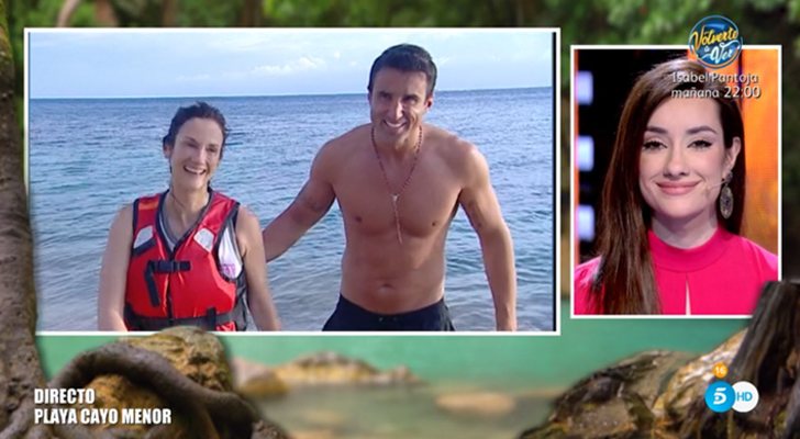 Adara, atenta al reencuentro de Elena y Hugo Sierra en 'Supervivientes 2020'