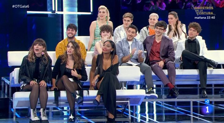 Los concursantes de 'OT 2020' al conocer la publicación del disco y la fecha de las primeras firmas en la Gala 6