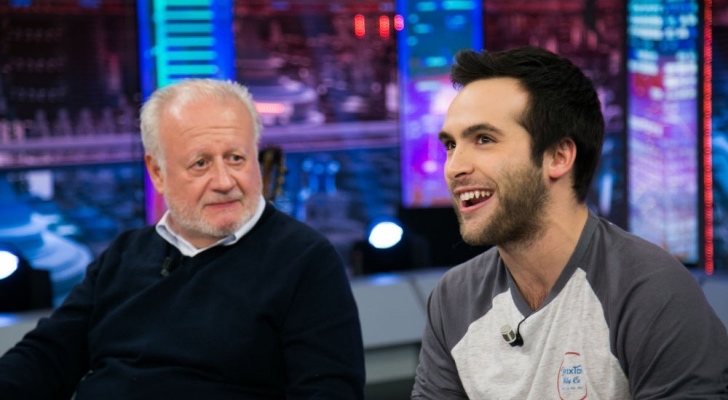 Ricardo Gómez y Juan Echanove en 'El hormiguero'