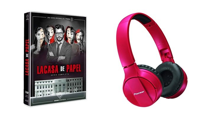 &#39;La Casa de Papel&#39; y auriculares