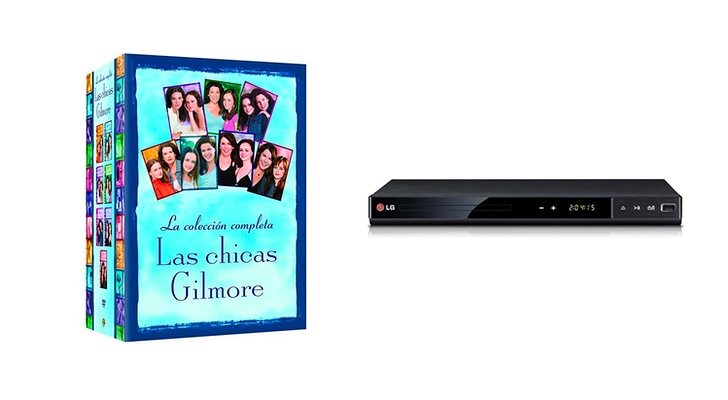 'Las Chicas Gilmore' y reproductor de DVD