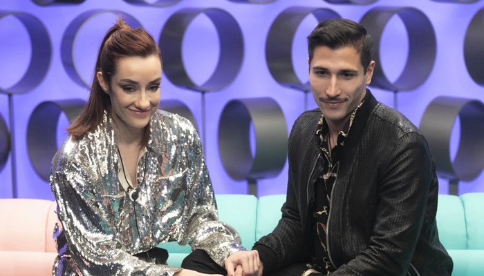 Gianmarco Onestini y Adara Molinero en 'El tiempo del descuento'