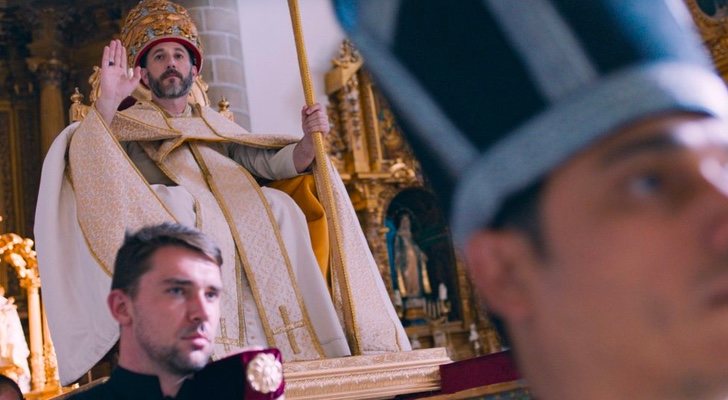 Ginés, el papa Gregorio XVIII en &#39;El Palmar de Troya&#39;