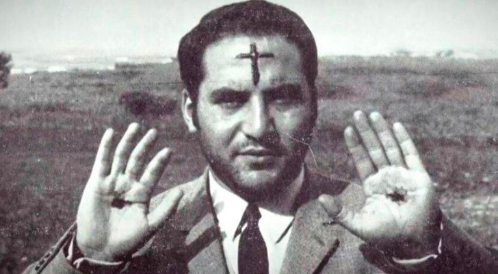 Clemente, con sus estigmas, en &#39;El Palmar de Troya&#39;