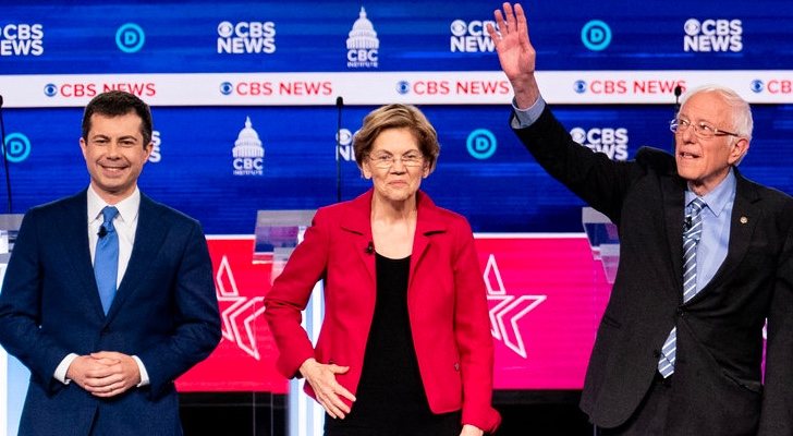 El debate de las primarias del Partido Demócrata arrasa en audiencia en CBS