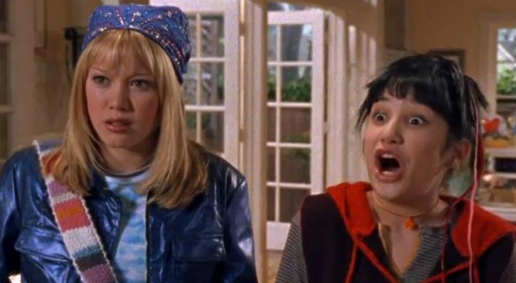Hilary Duff y Lalaine en 'Lizzie McGuire'