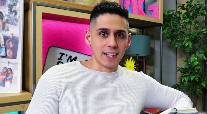 Christofer Guzmán, en su canal de la web de Telecinco