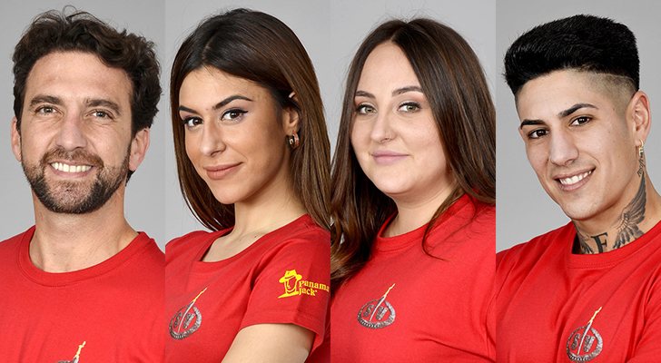 Antonio, Bea, Rocío y Ferre, concursantes nominados en 'Supervivientes 2020'