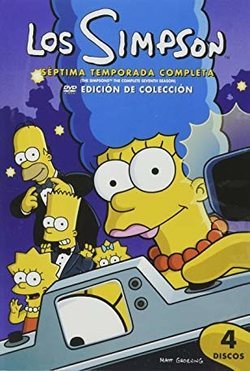 Cartel de la temporada 7 de Los Simpson
