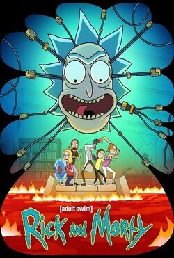Cartel de la temporada 9 de Rick y Morty