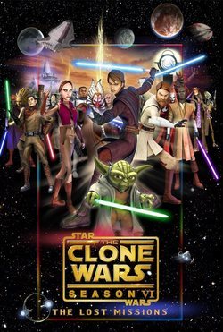 Cartel de la temporada 6 de Star Wars: The Clone Wars