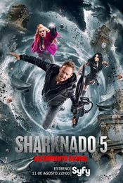 Cartel de Sharknado 5: Aletamiento global