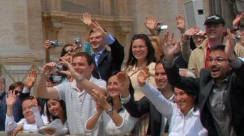 El Follonero saluda al Papa