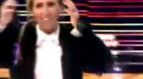 Mercedes Milá se golpea con una cámara en 'Gran hermano'