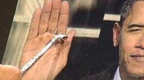 Lectura de la mano de Barack Obama