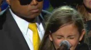 Paris, la hija de Michael Jackson, rompe a llorar en el funeral